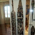 bu-04015-1 papua-neuguinea unterer sepik keram,feder-schild,ausstellun